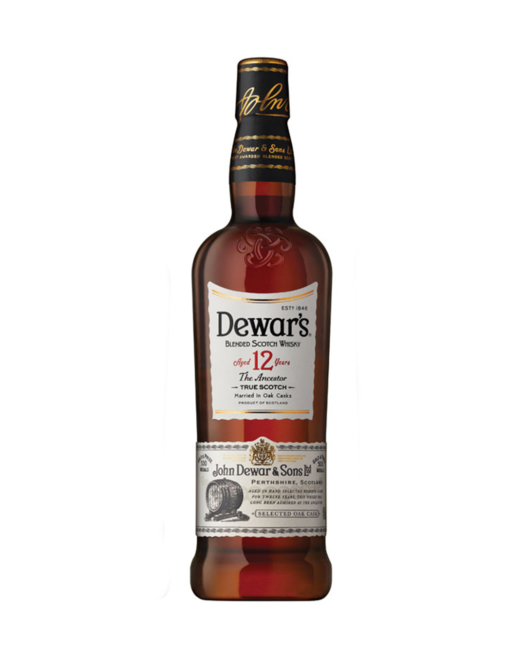 WHISKY-DEWAR'S-12-A令S-12x750-ml